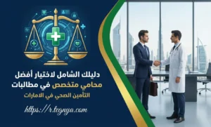 دليلك الشامل لاختيار أفضل محامي متخصص في مطالبات التأمين الصحي في الامارات